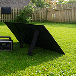 ALLPOWERS R600 powerstation og solpanel testet i dansk forårssol under campingforhold